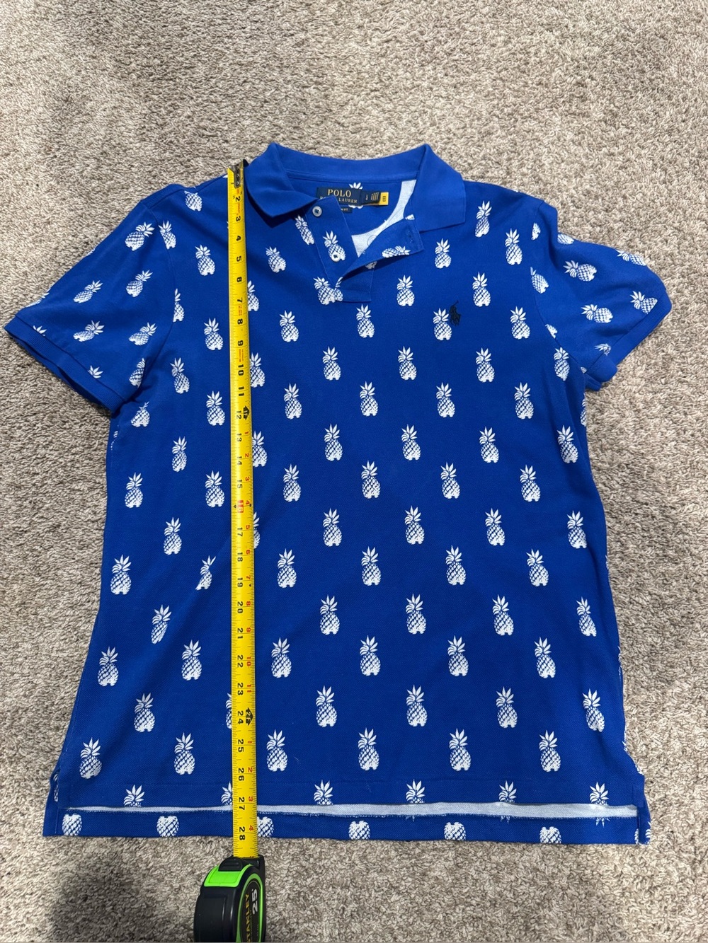 Men’s L custom slim fit polo shirt